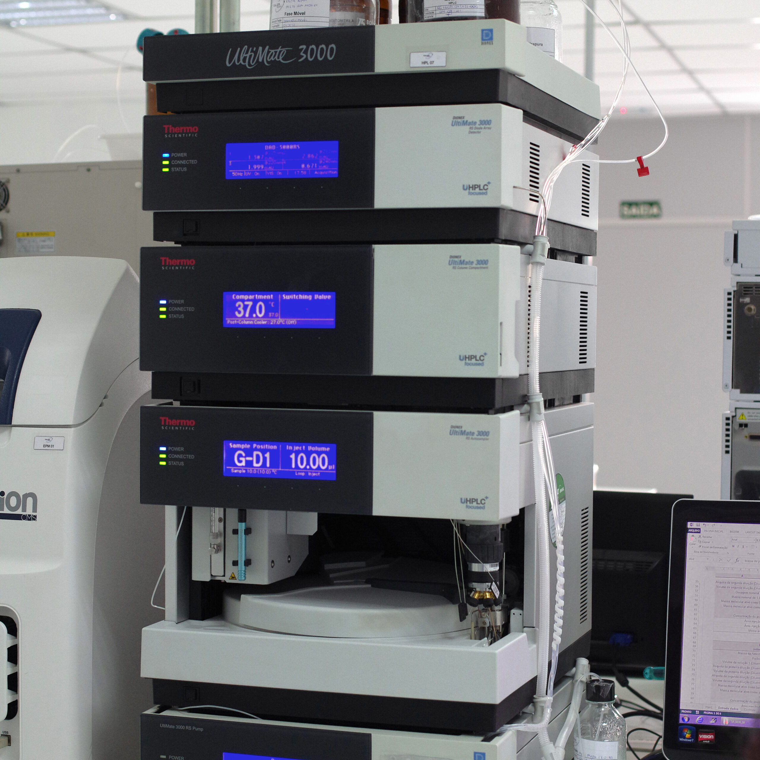 HPLC é composto por diversos módulos principais